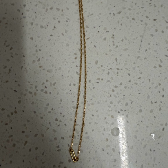 Jewelry - Gold Paperclip Chain Necklace Minimalist Necklace